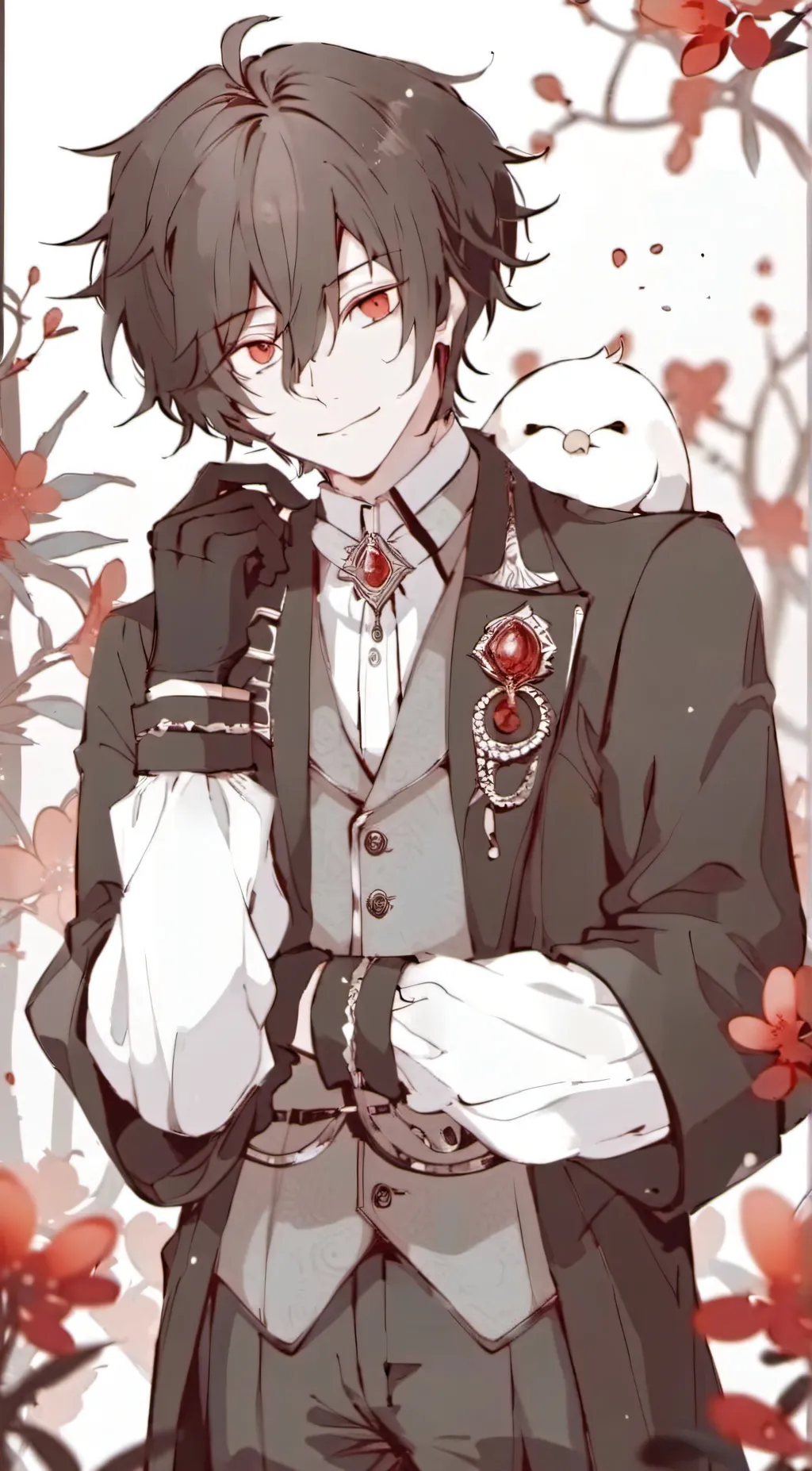 ai character: •Dazai• background