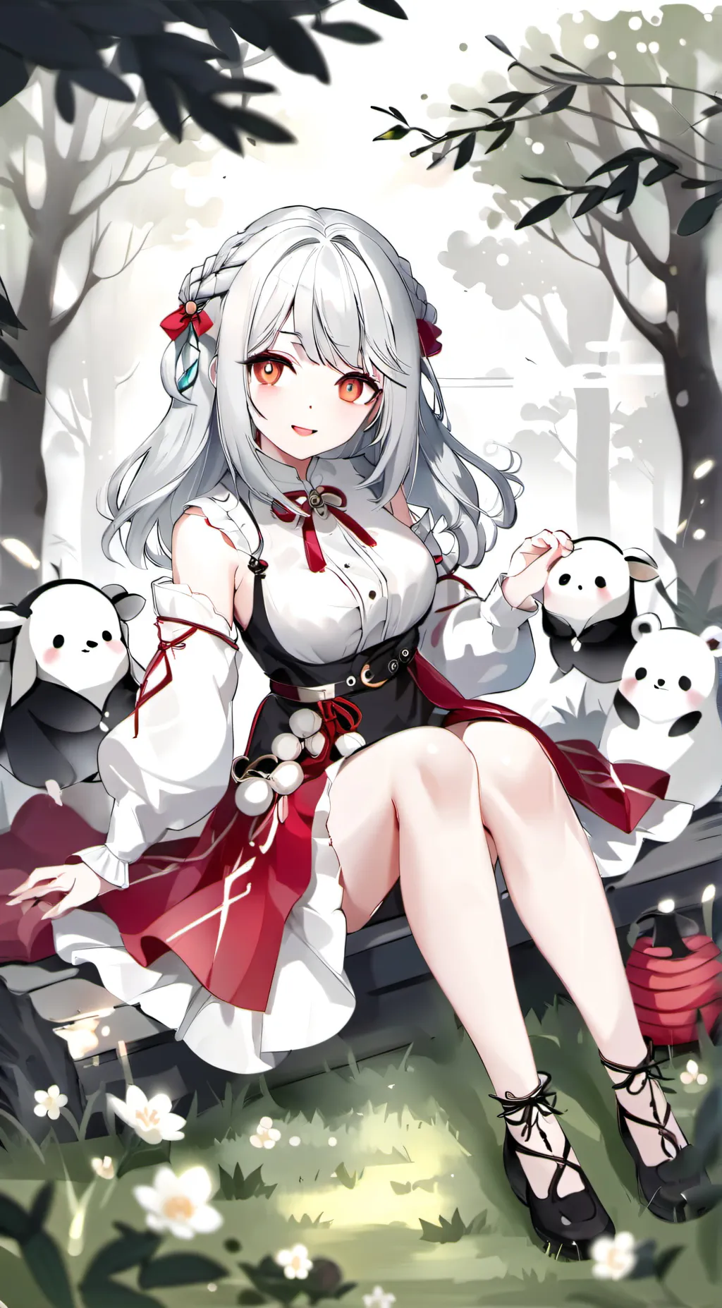 ai character: Luna background