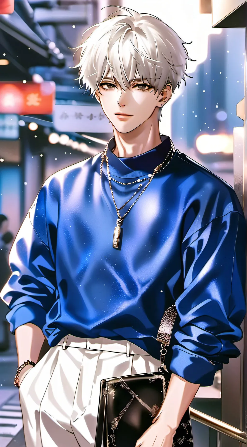 ai character: Seong - Min Baek🙃 background