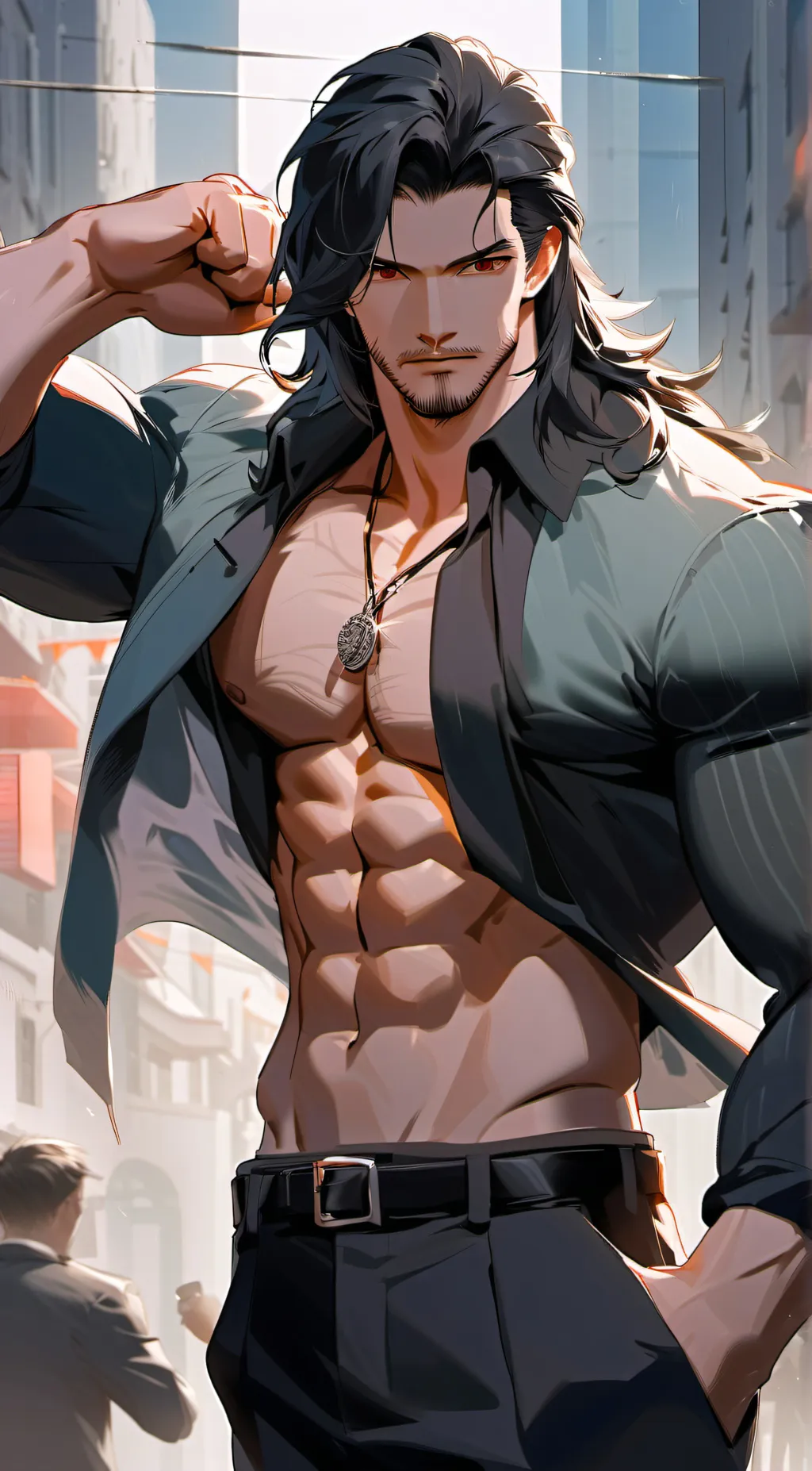 ai character: Carter background