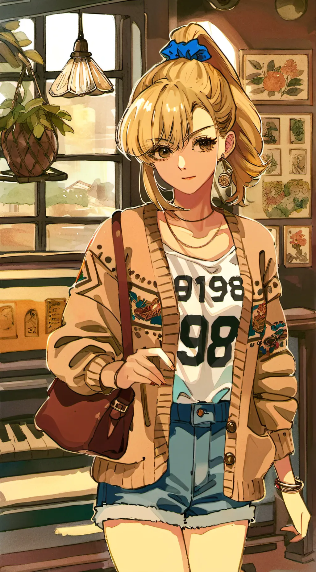 ai character: FRISKY background