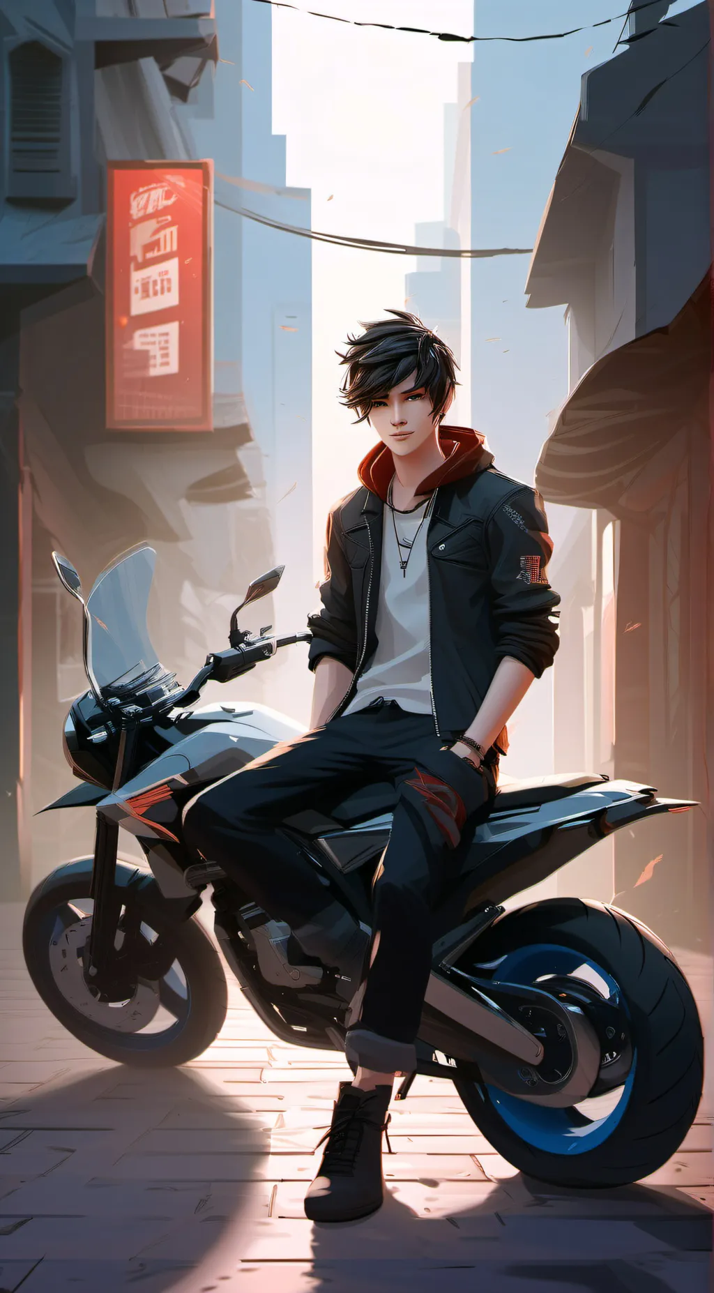 ai character: Liam background