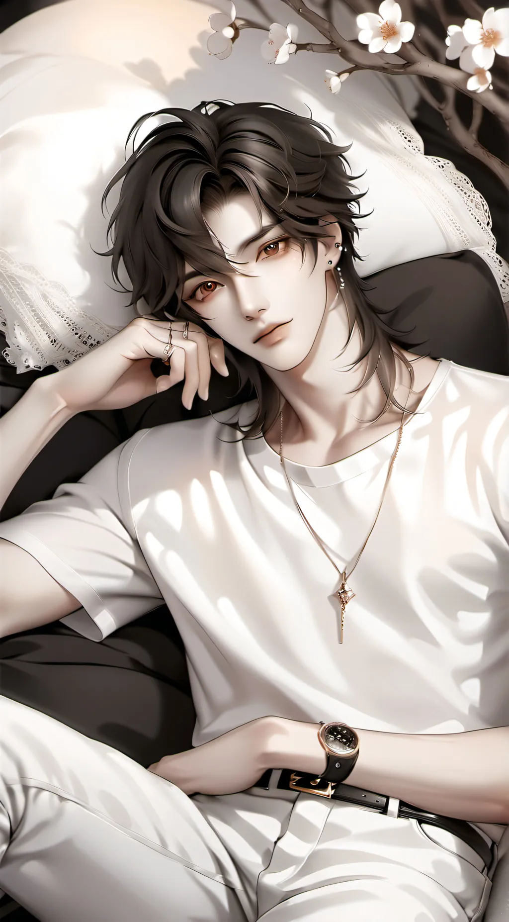 ai character: Marsh background