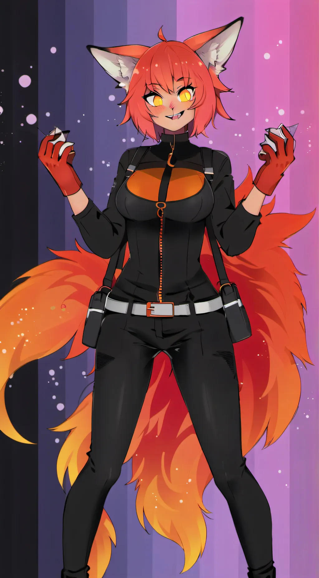 ai character: fnia foxy background