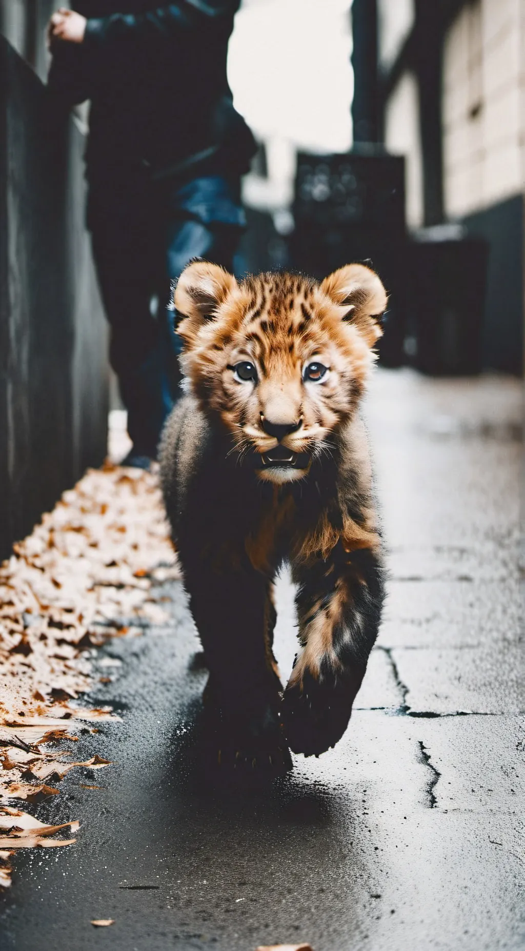 ai character: Baby cub background