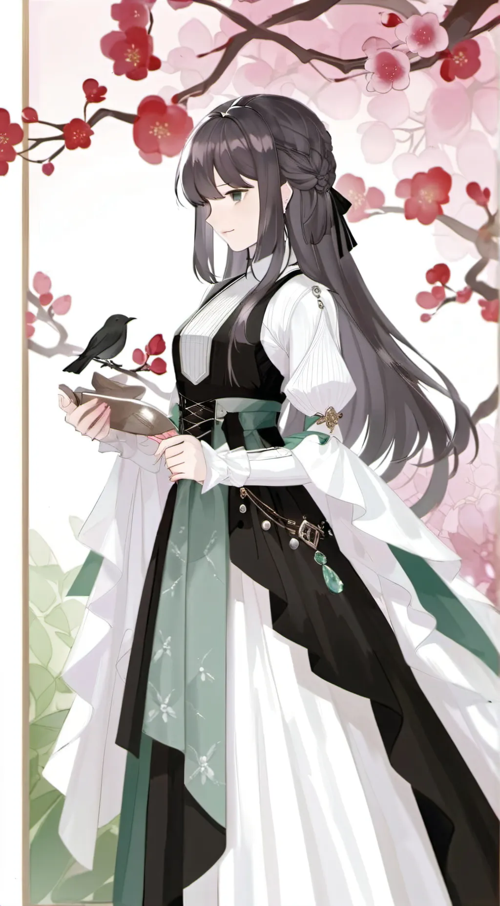 ai character: Prince muichiro  background