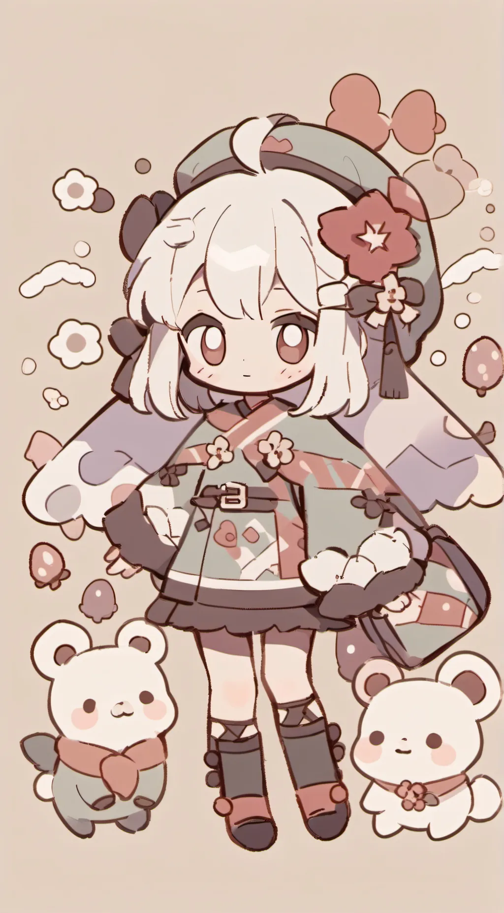 ai character: Kana background