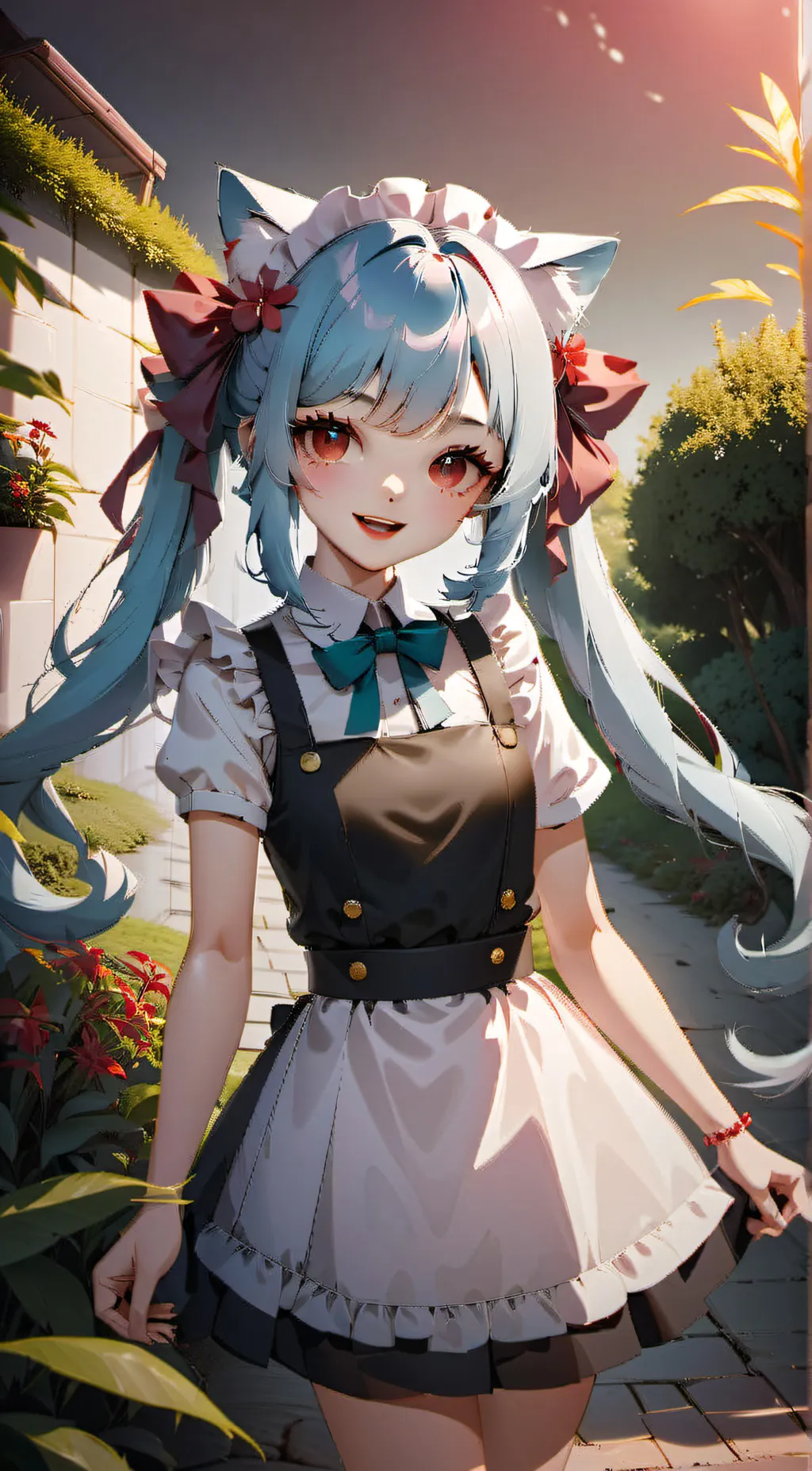 ai character: maid background