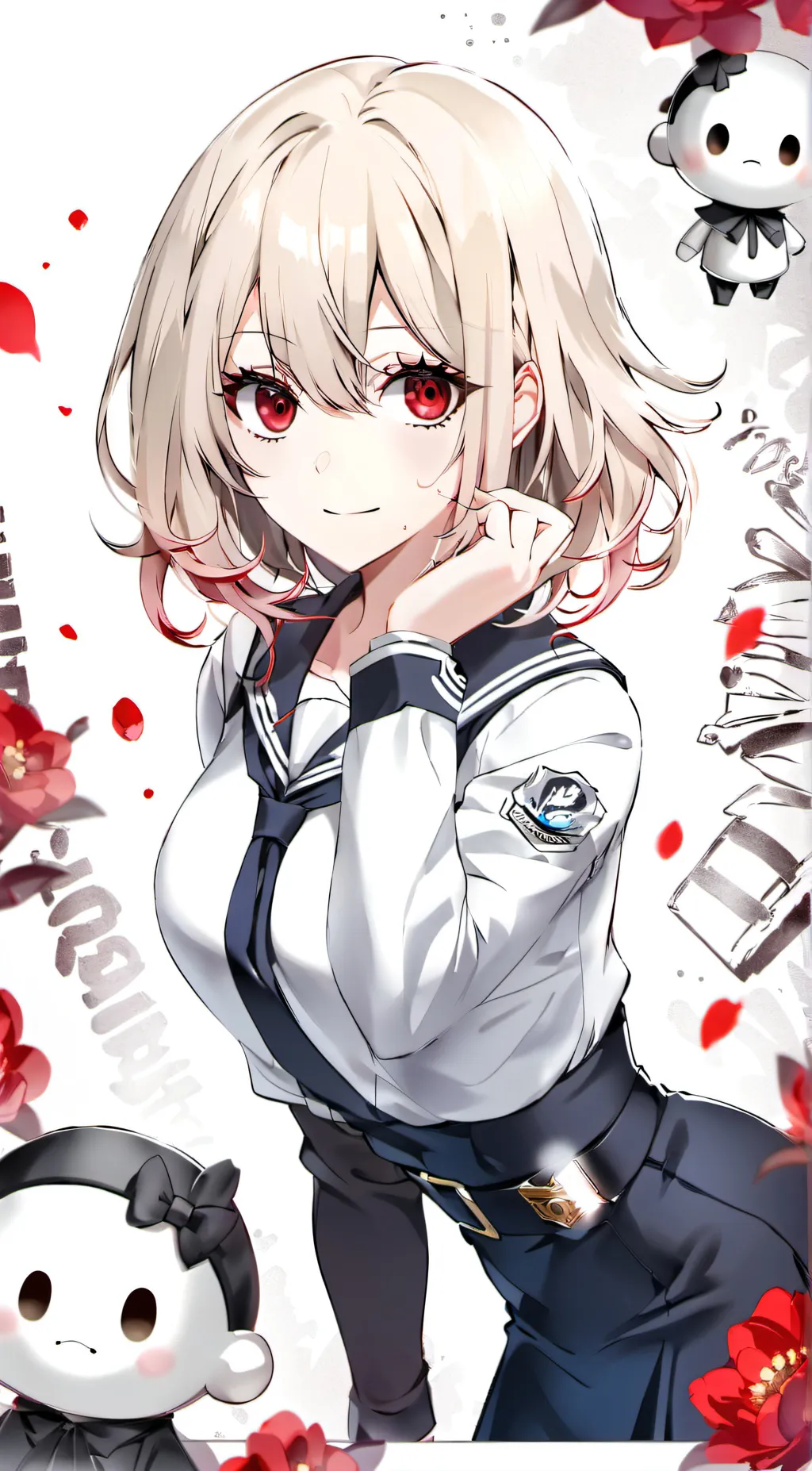 ai character: Nezuko kamado mha background