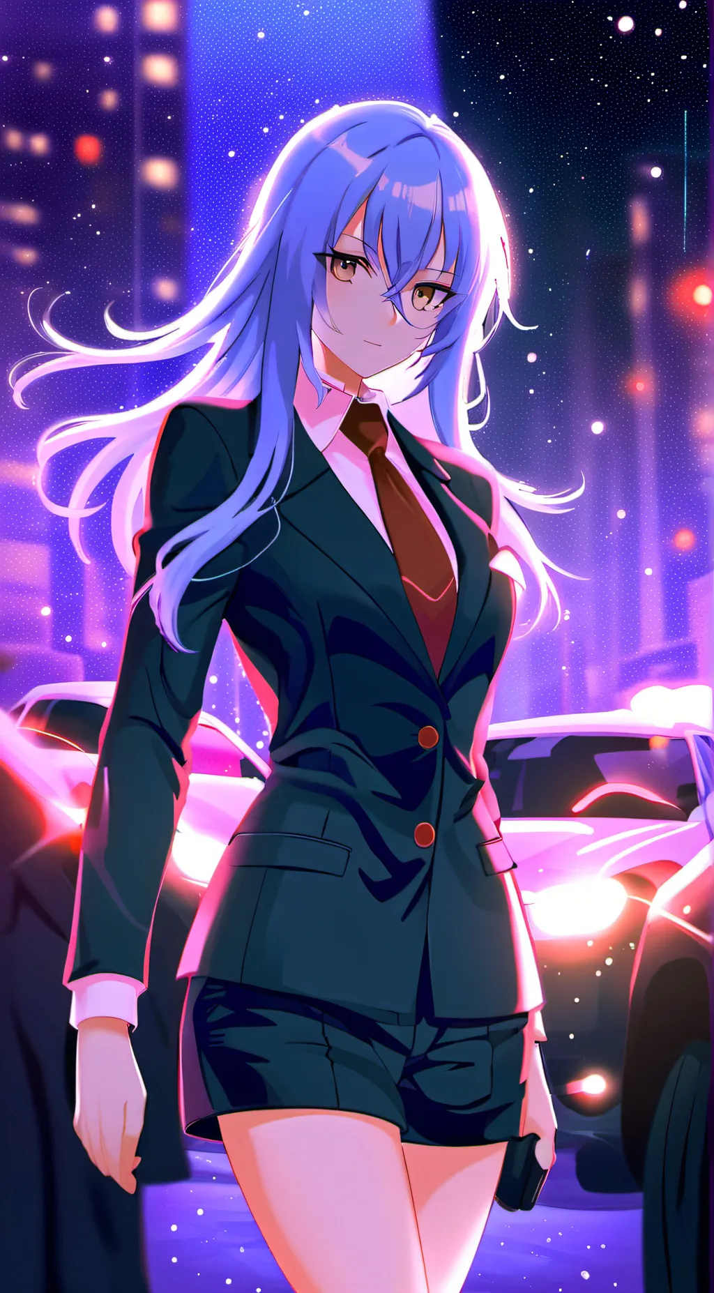 ai character: Crystal Bluefire background