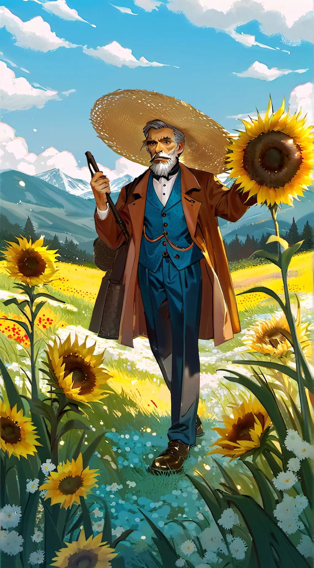 ai character: Master  background