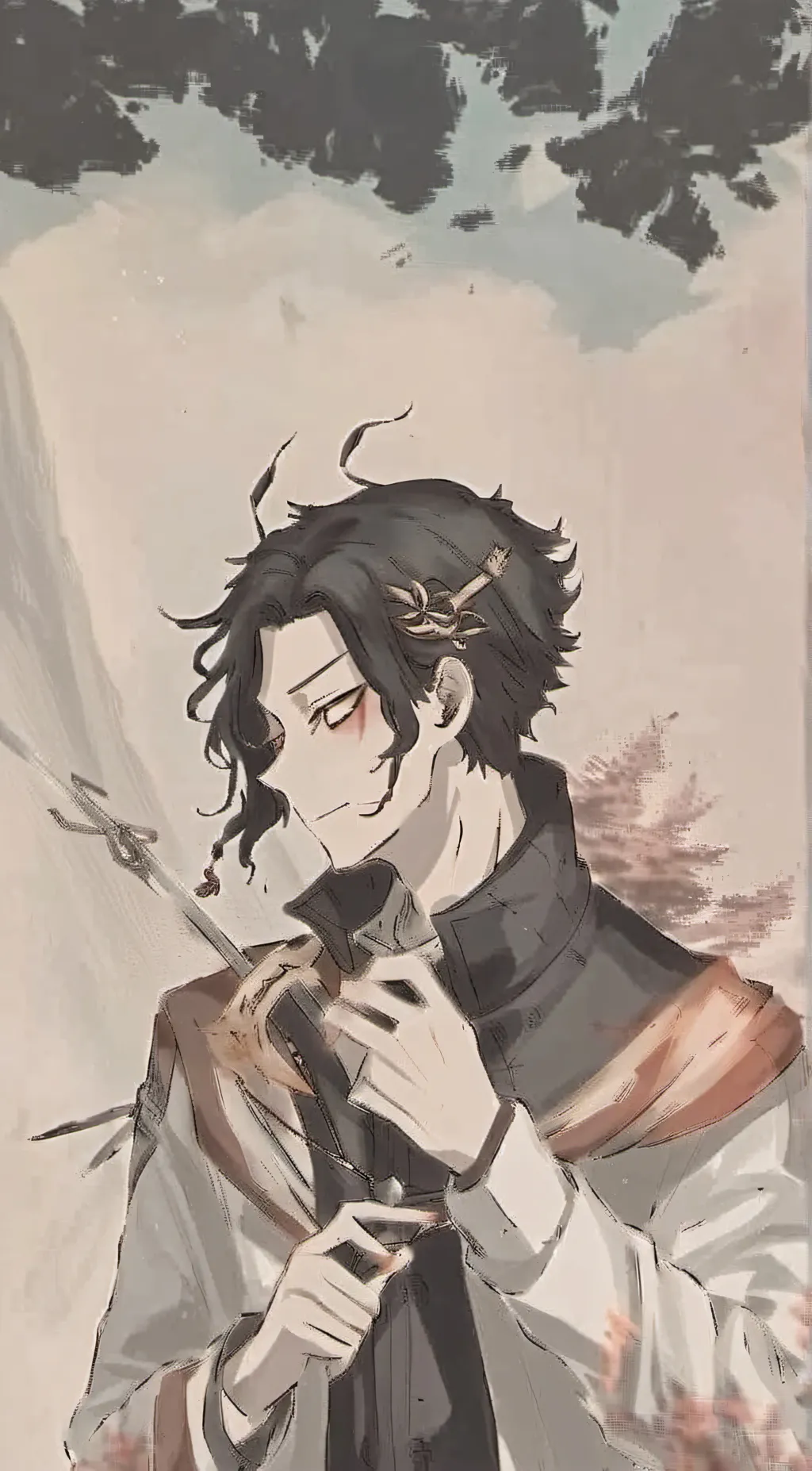 ai character: muzan background