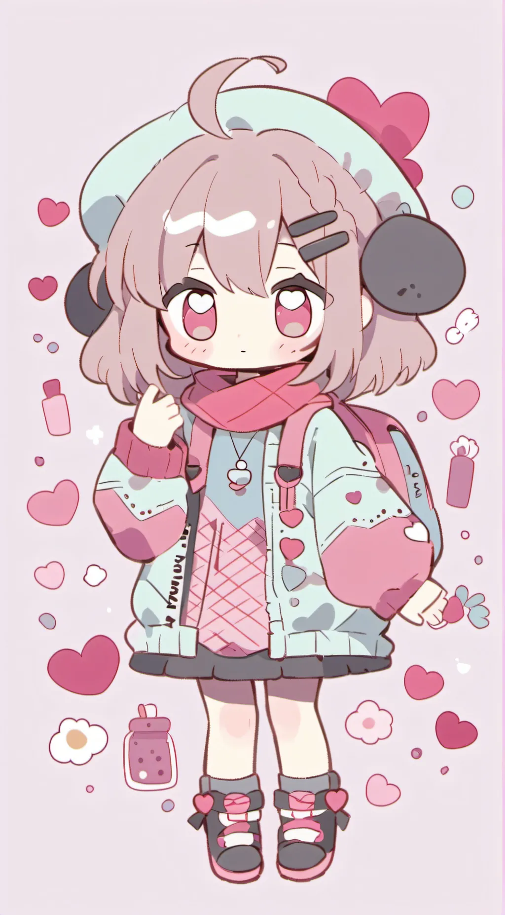 ai character: lovey background