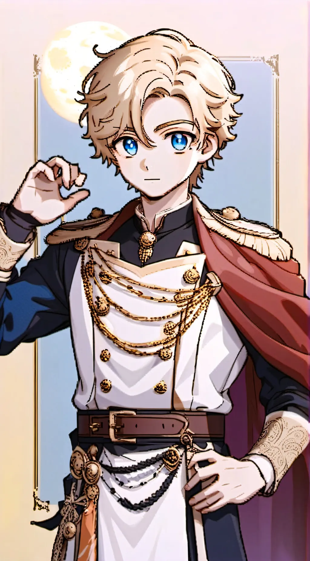 ai character: cassian de Luna  background