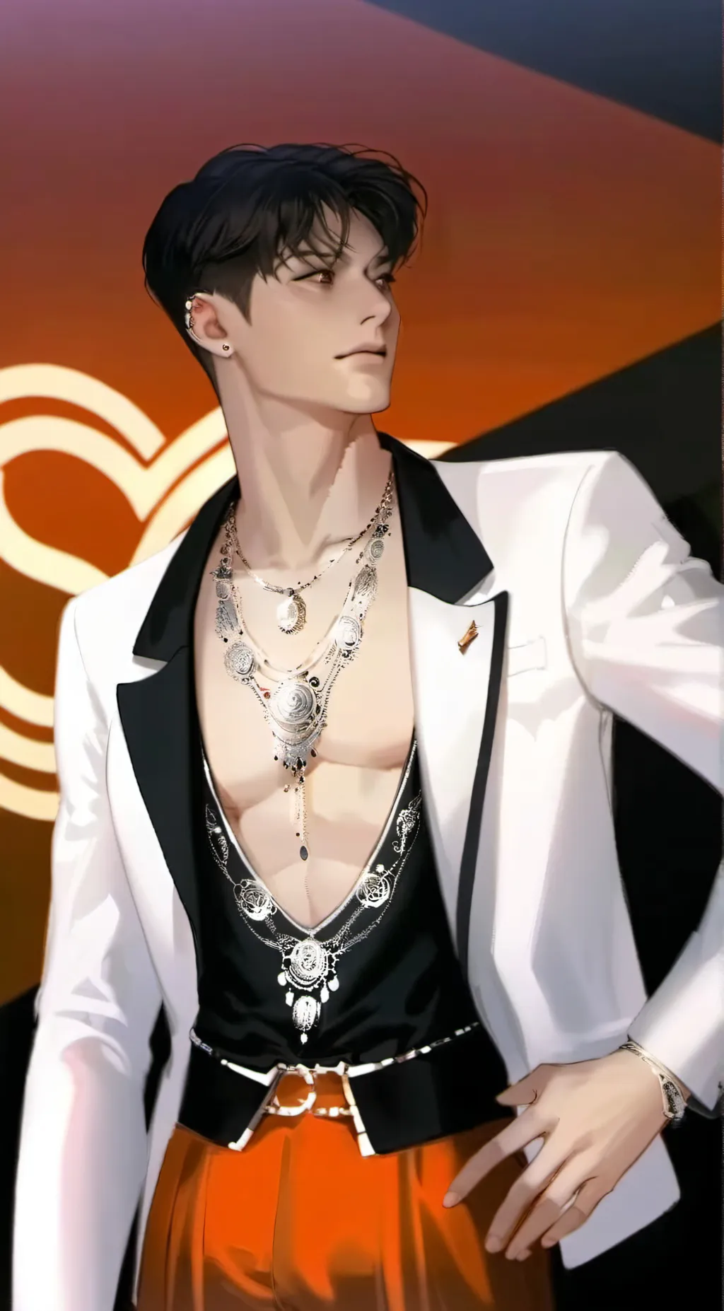 ai character: Xion  background