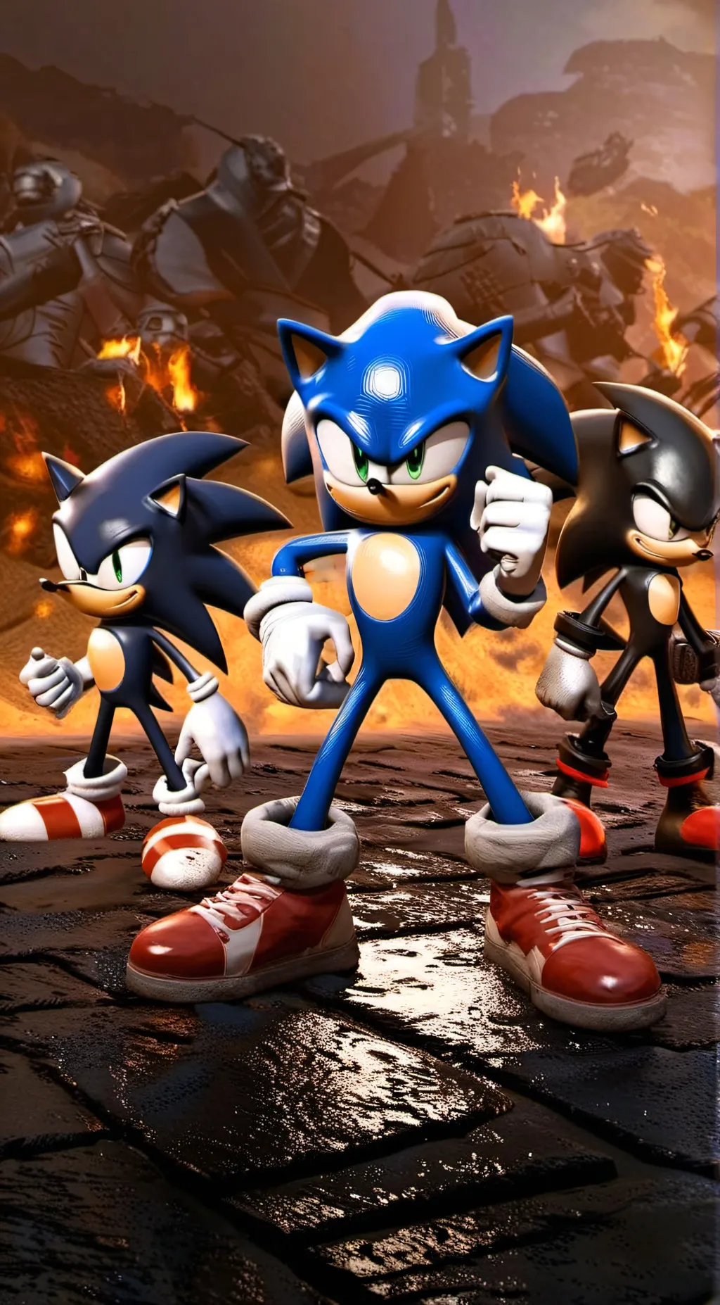 ai character: Sonic forces Team  background