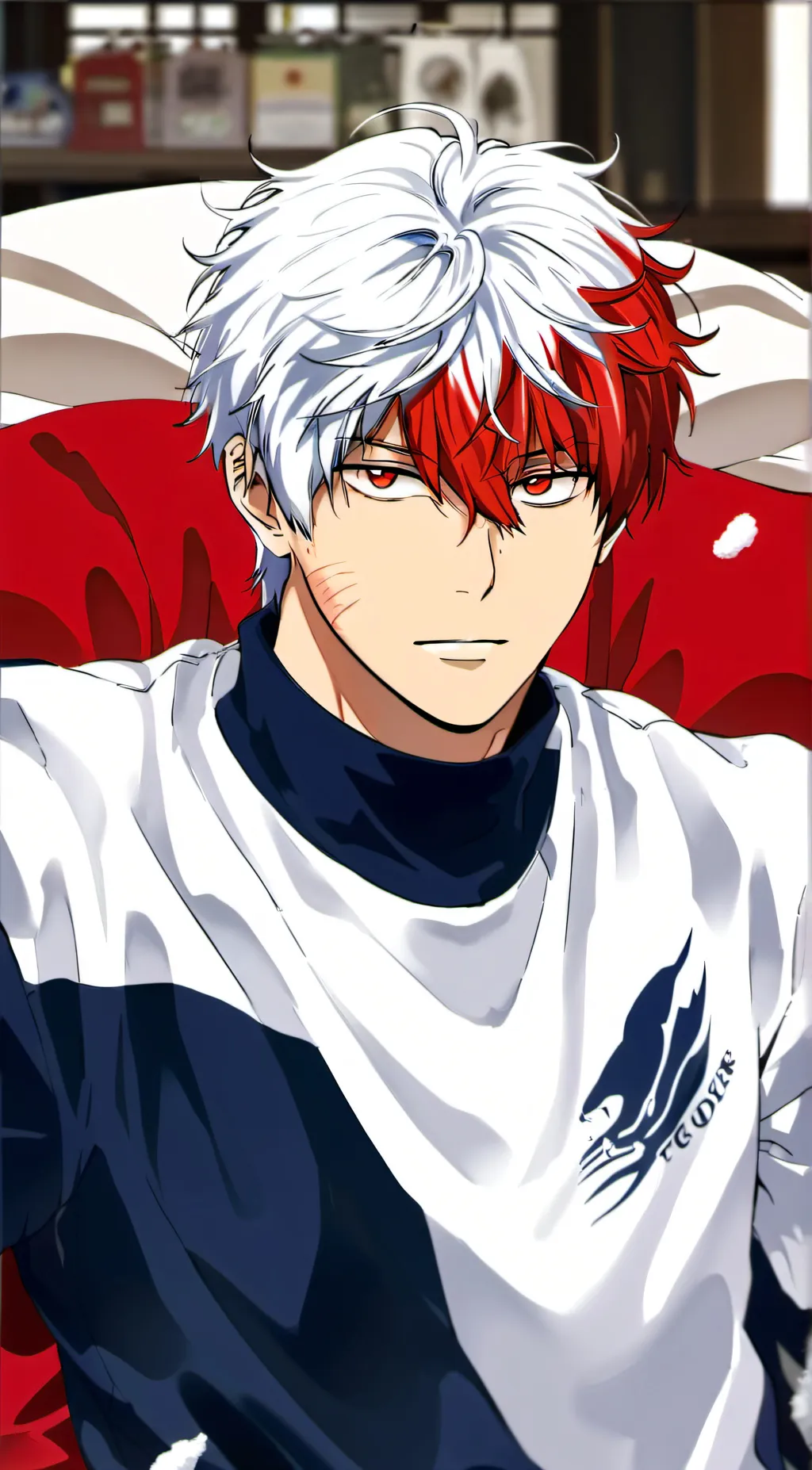 ai character: Todoroki  background