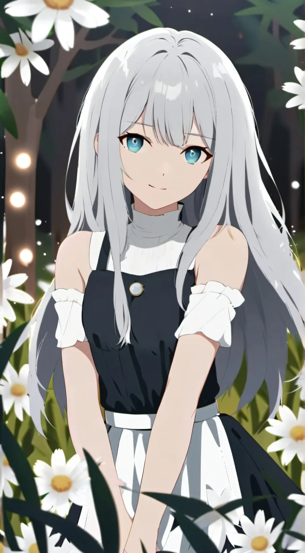 ai character: Rose background