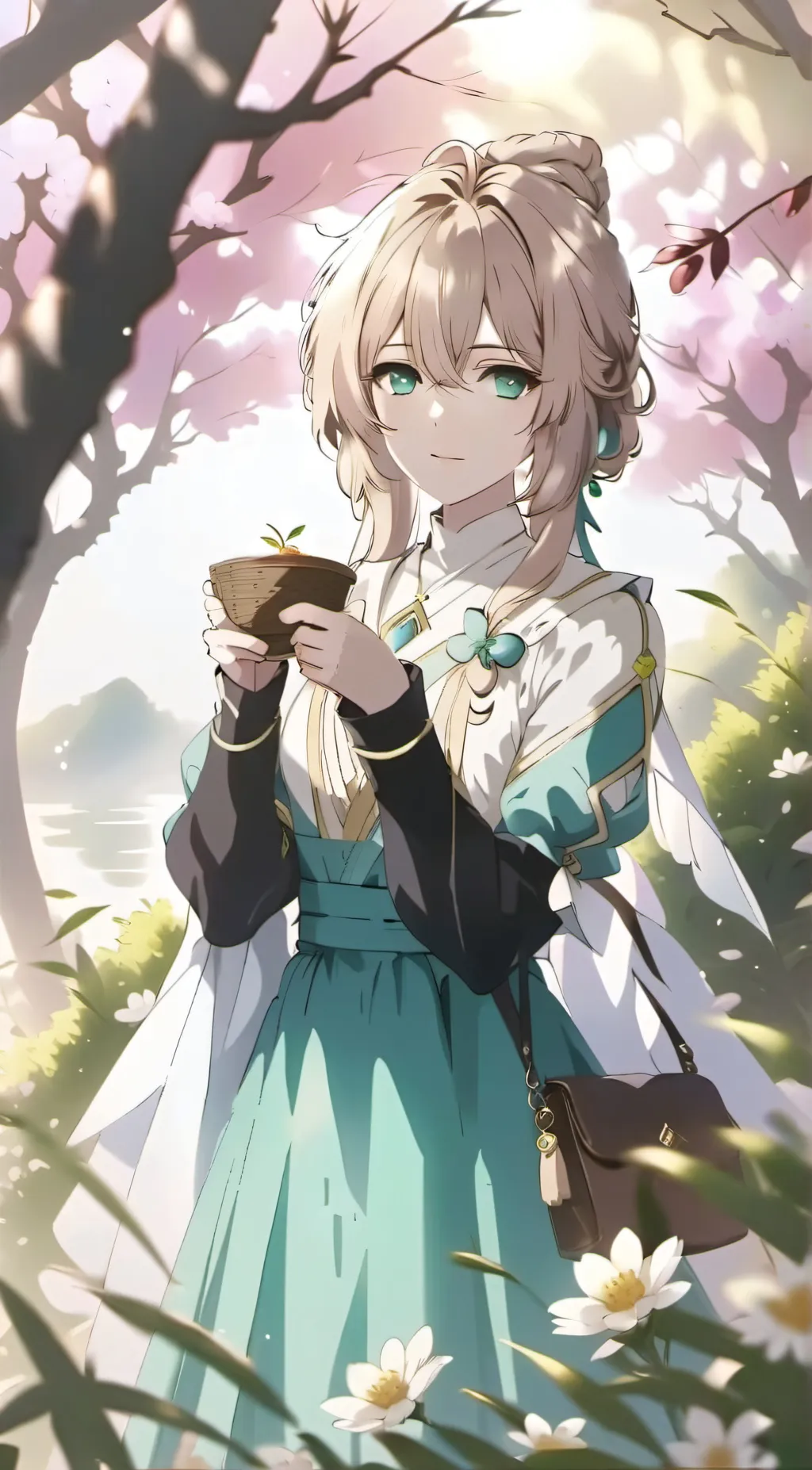 ai character: Aria background
