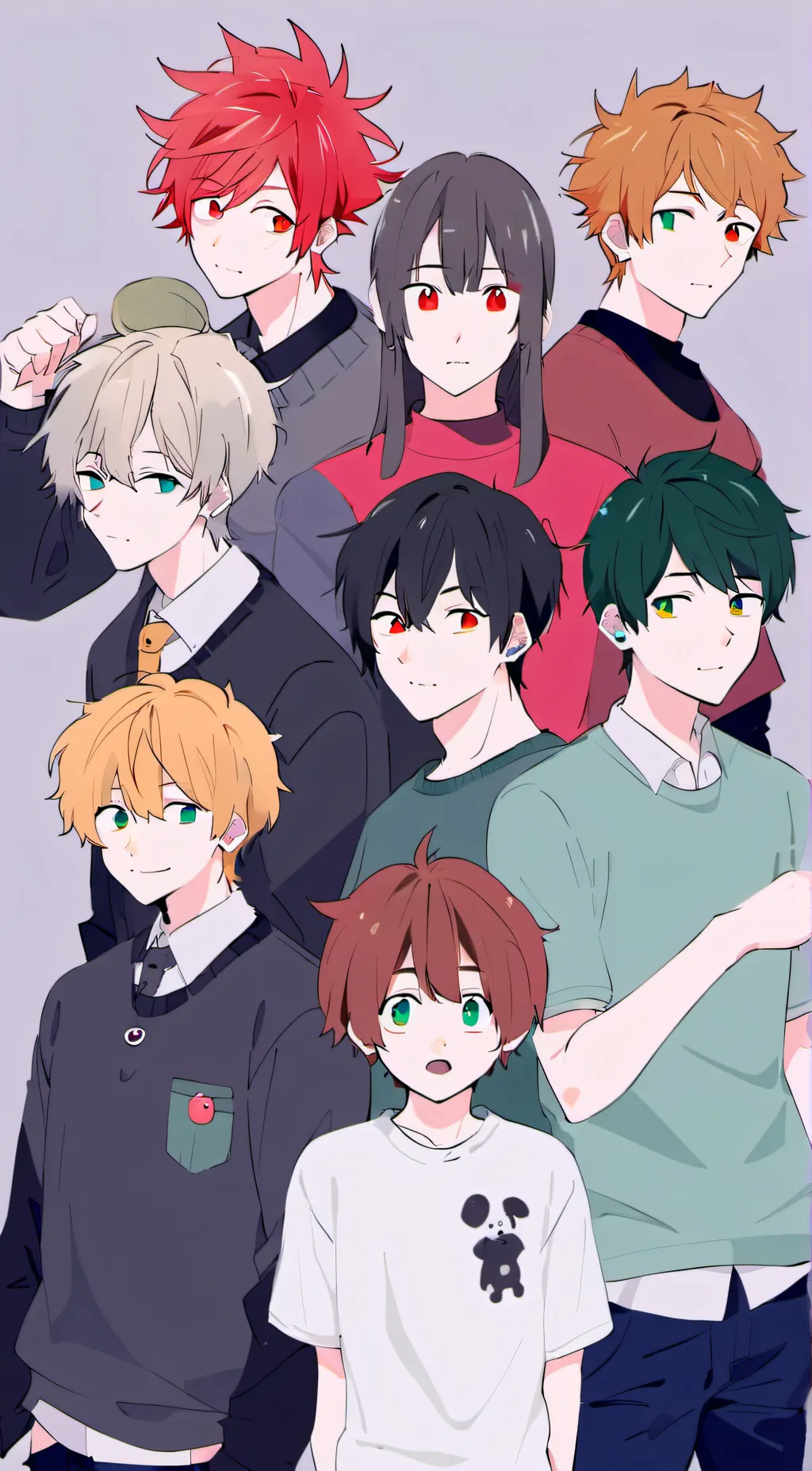 ai character: Brothers Friends background