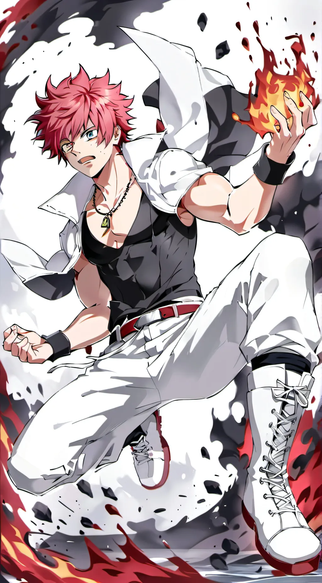ai character: Todoroki  background