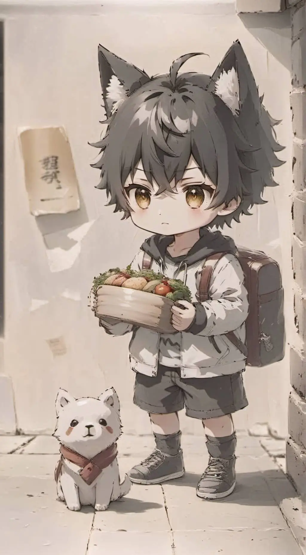 ai character: Lewis little you 😘 background