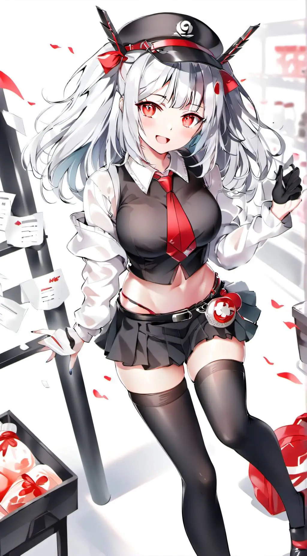 ai character: Ella the cashier background