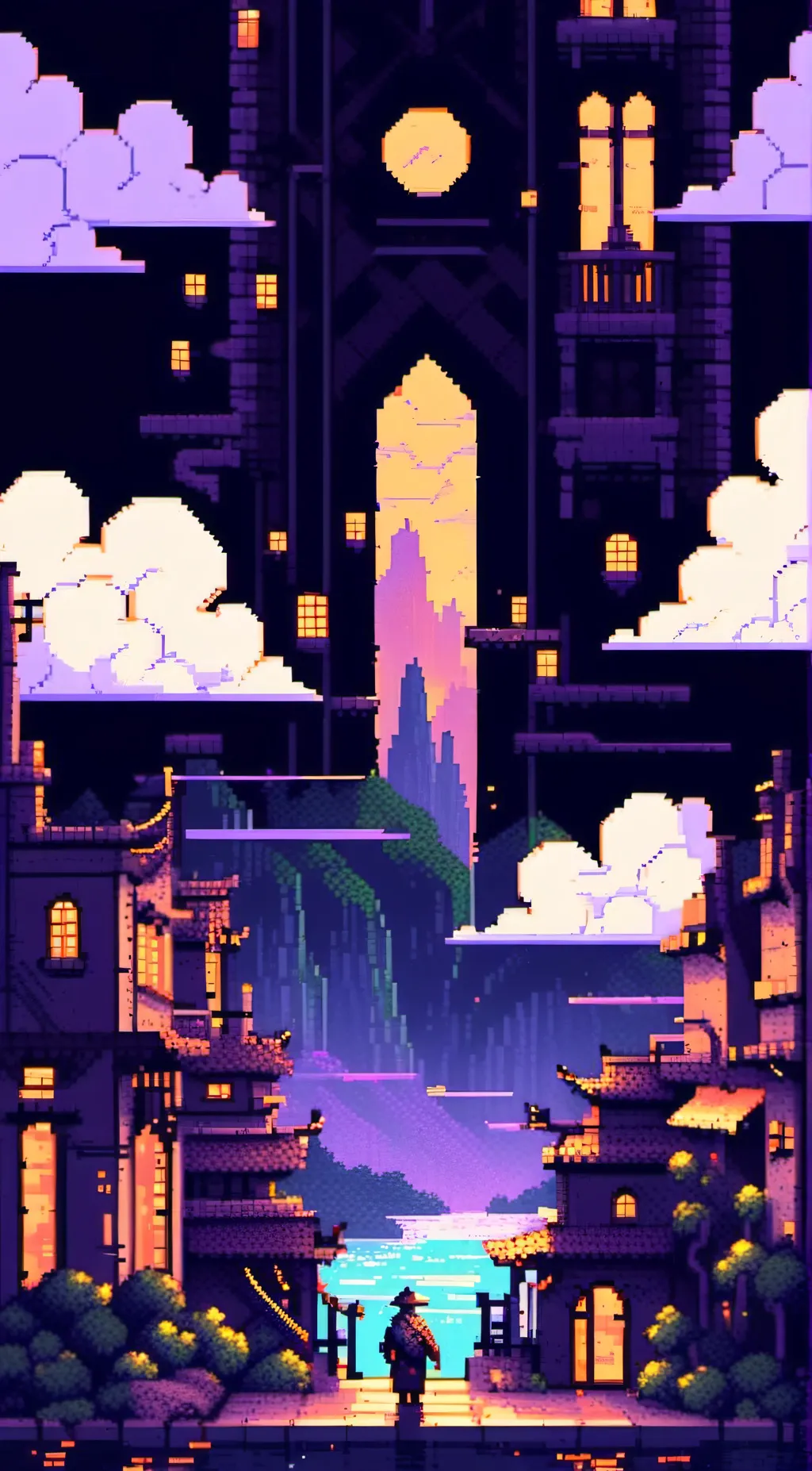 ai character: Hashira  background