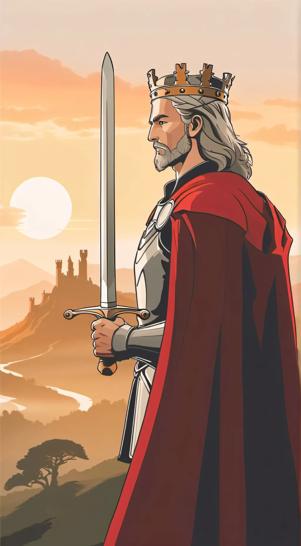 ai character: King Gareth background