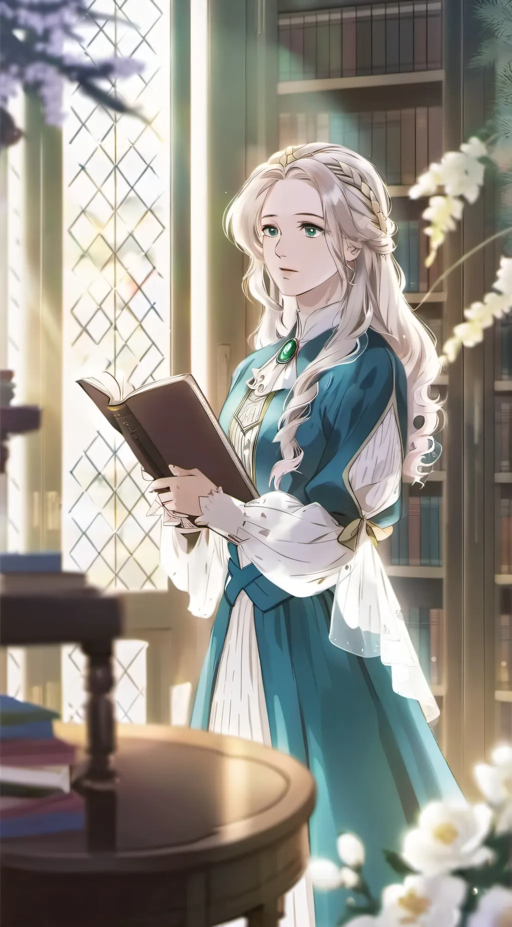 ai character: sofia background