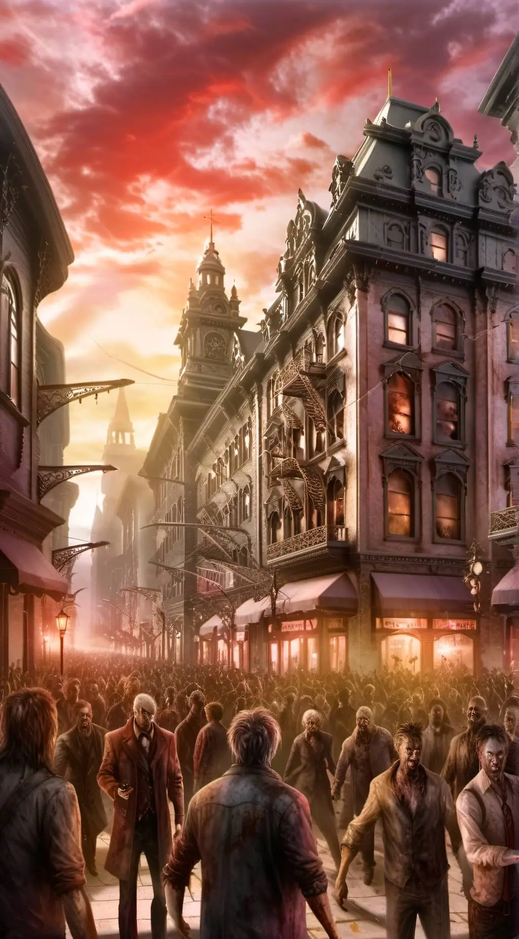 ai character: Zombie Apocalypse  background