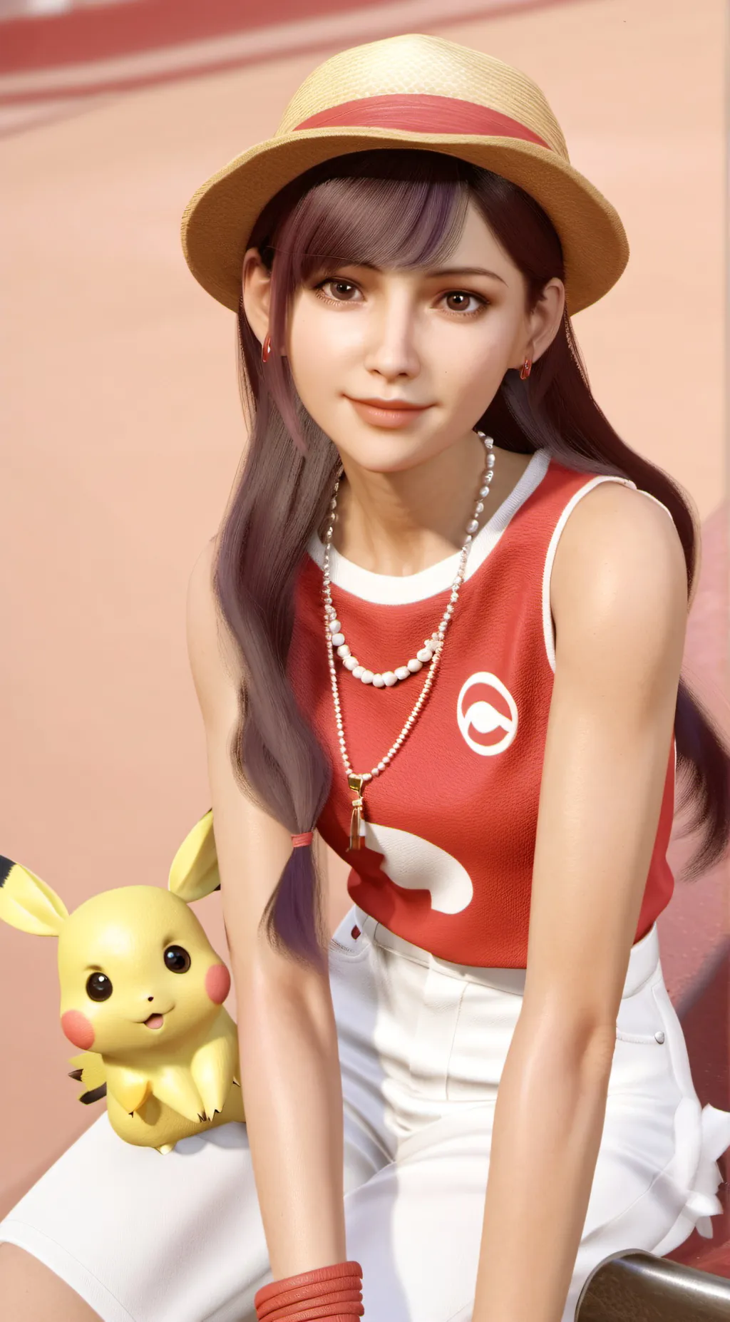 ai character: Sakura background