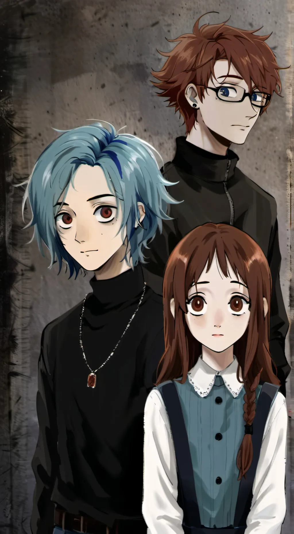 ai character: Sally face gang background