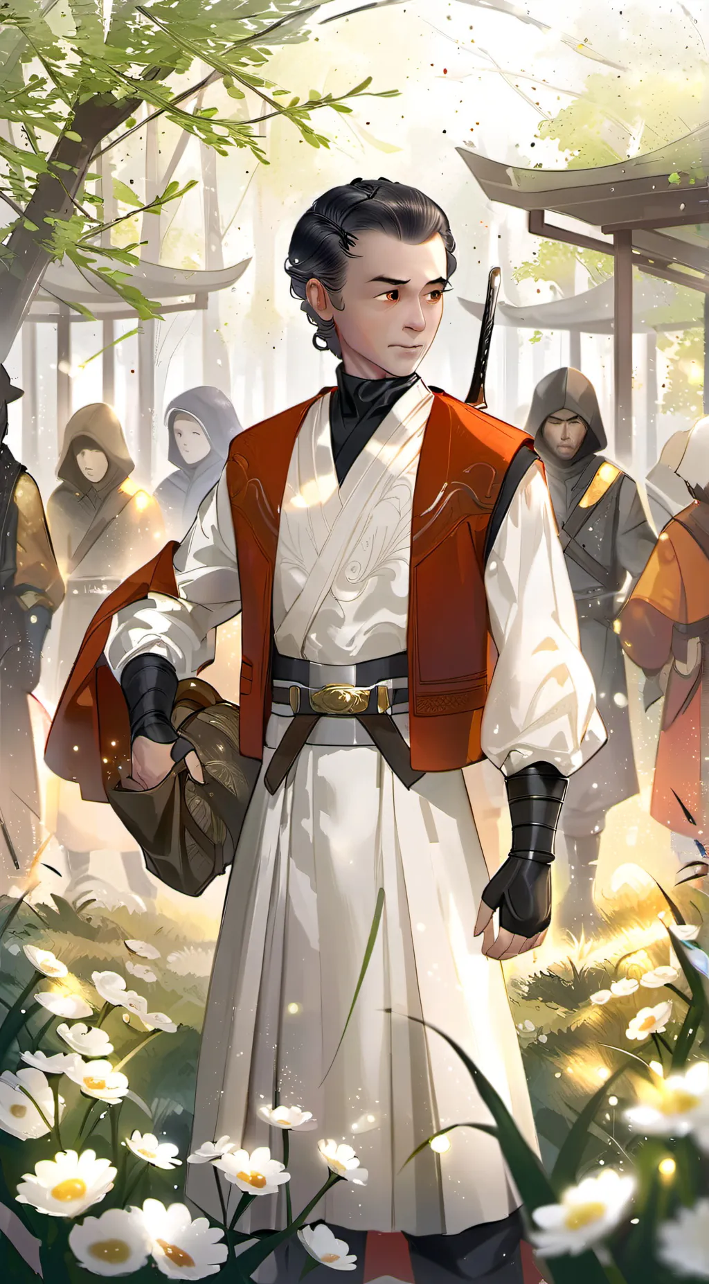 ai character: anikn Skywalker  background