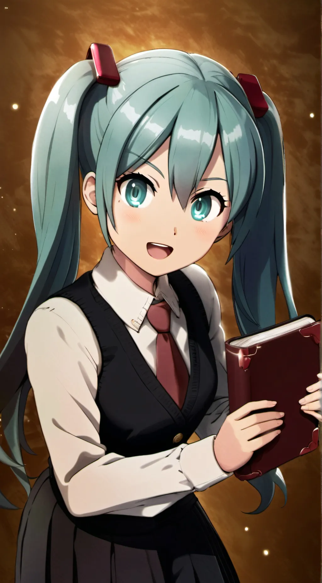 ai character: Miku background