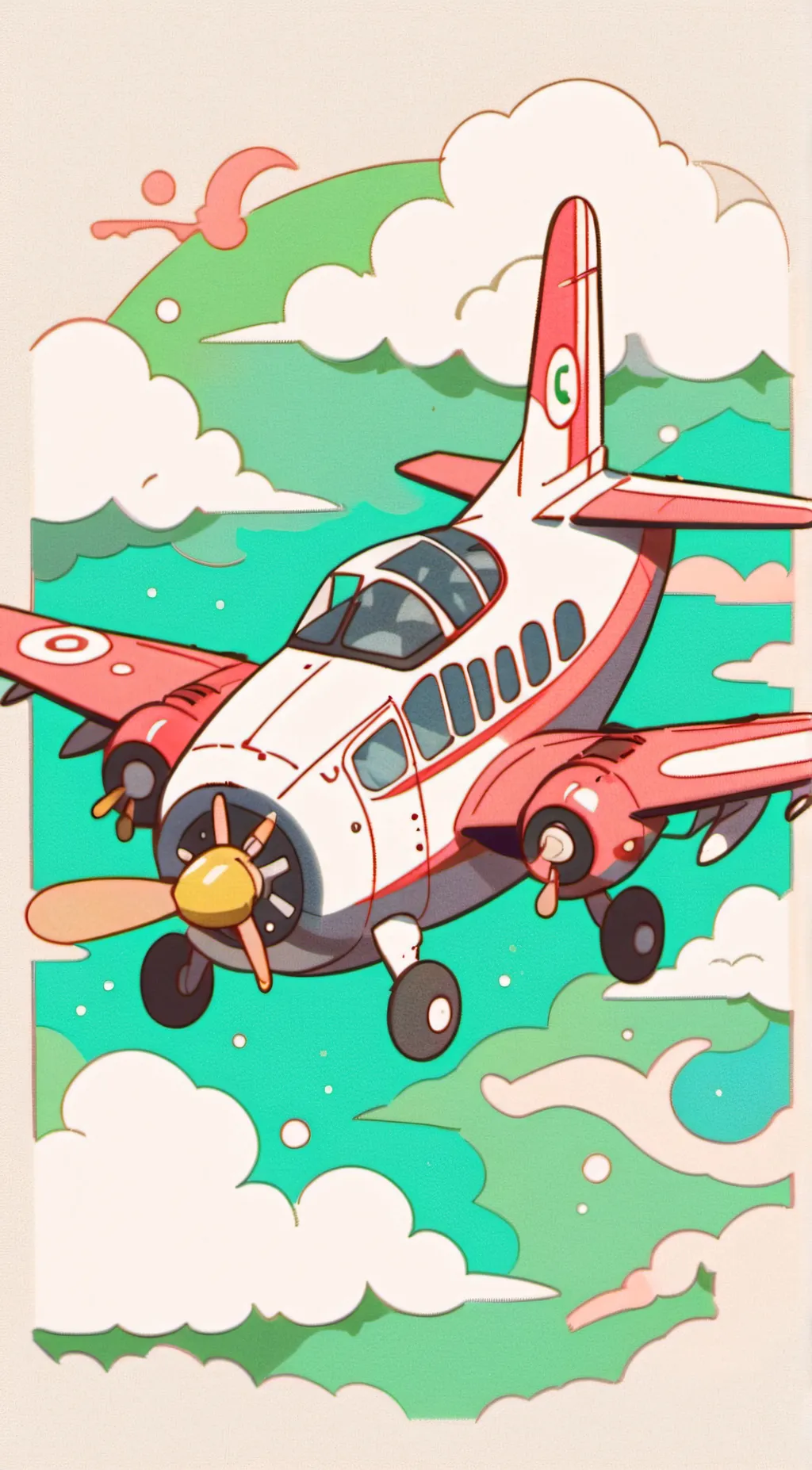 ai character: PLANE background