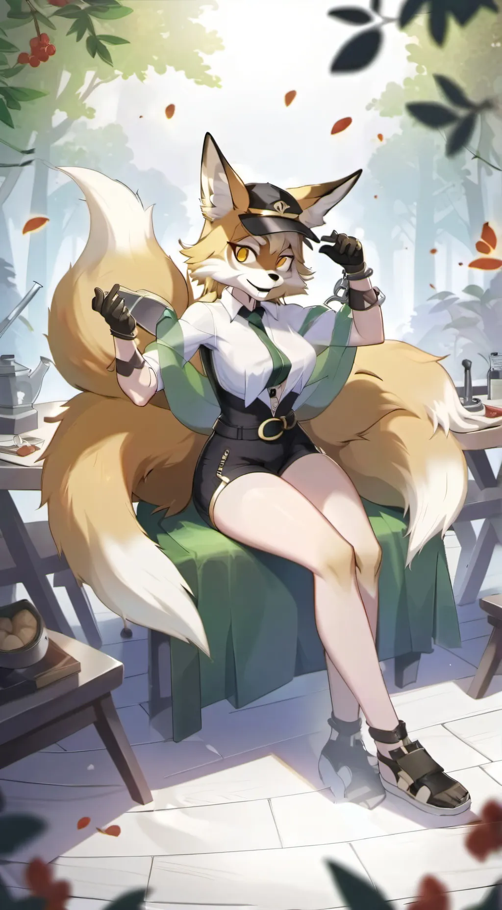 ai character: Lila background