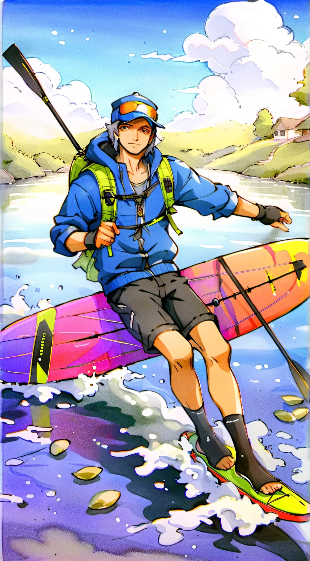 ai character: Trafalgar law background