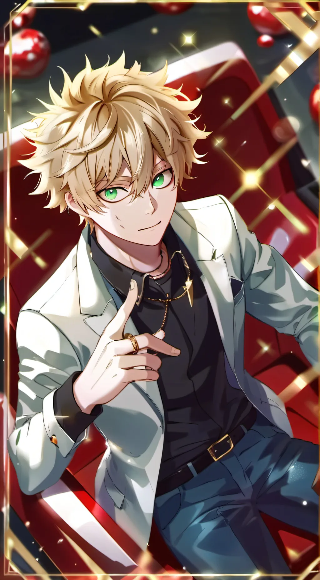 ai character: Bakugo katsuki background