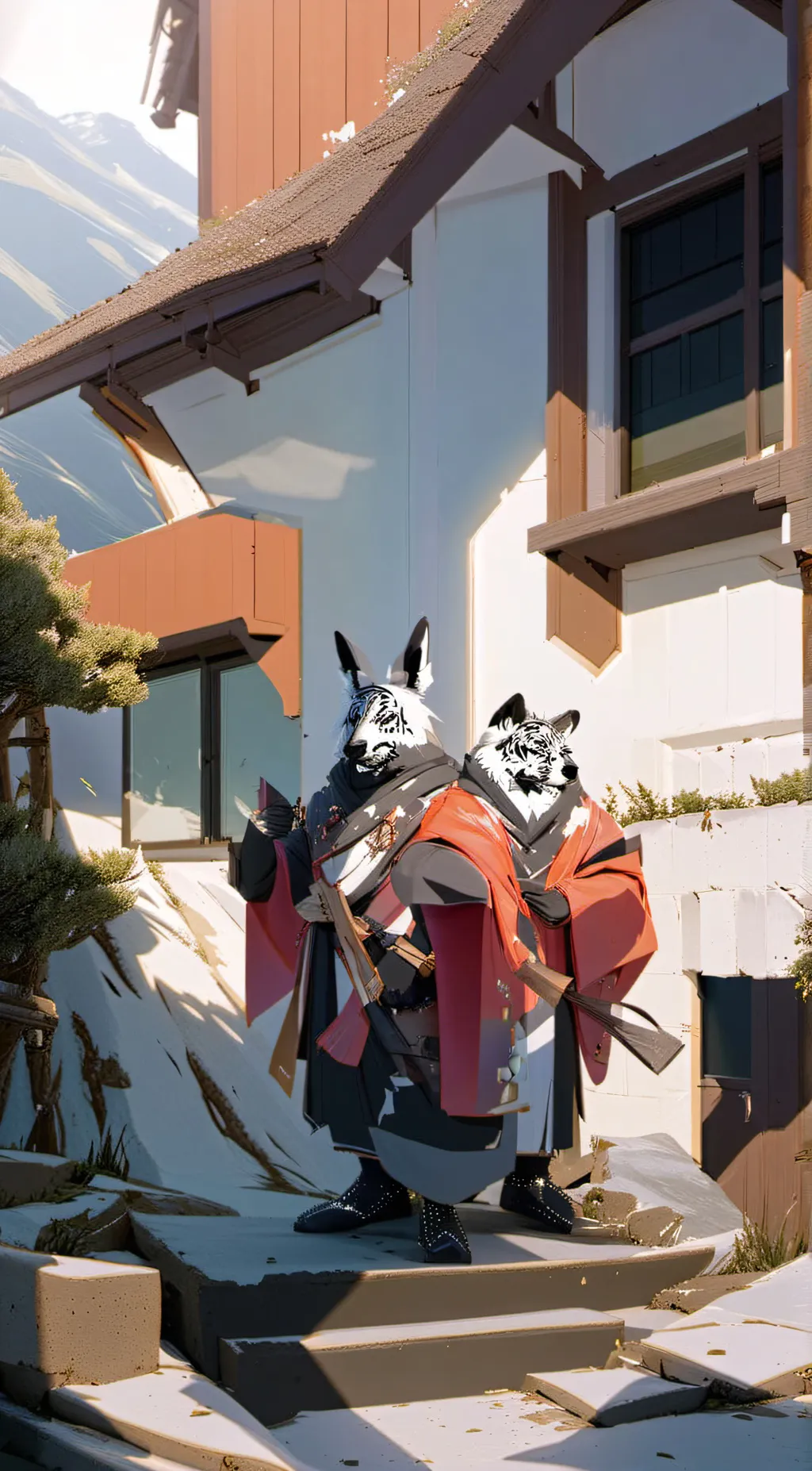 ai character: Blitzo background