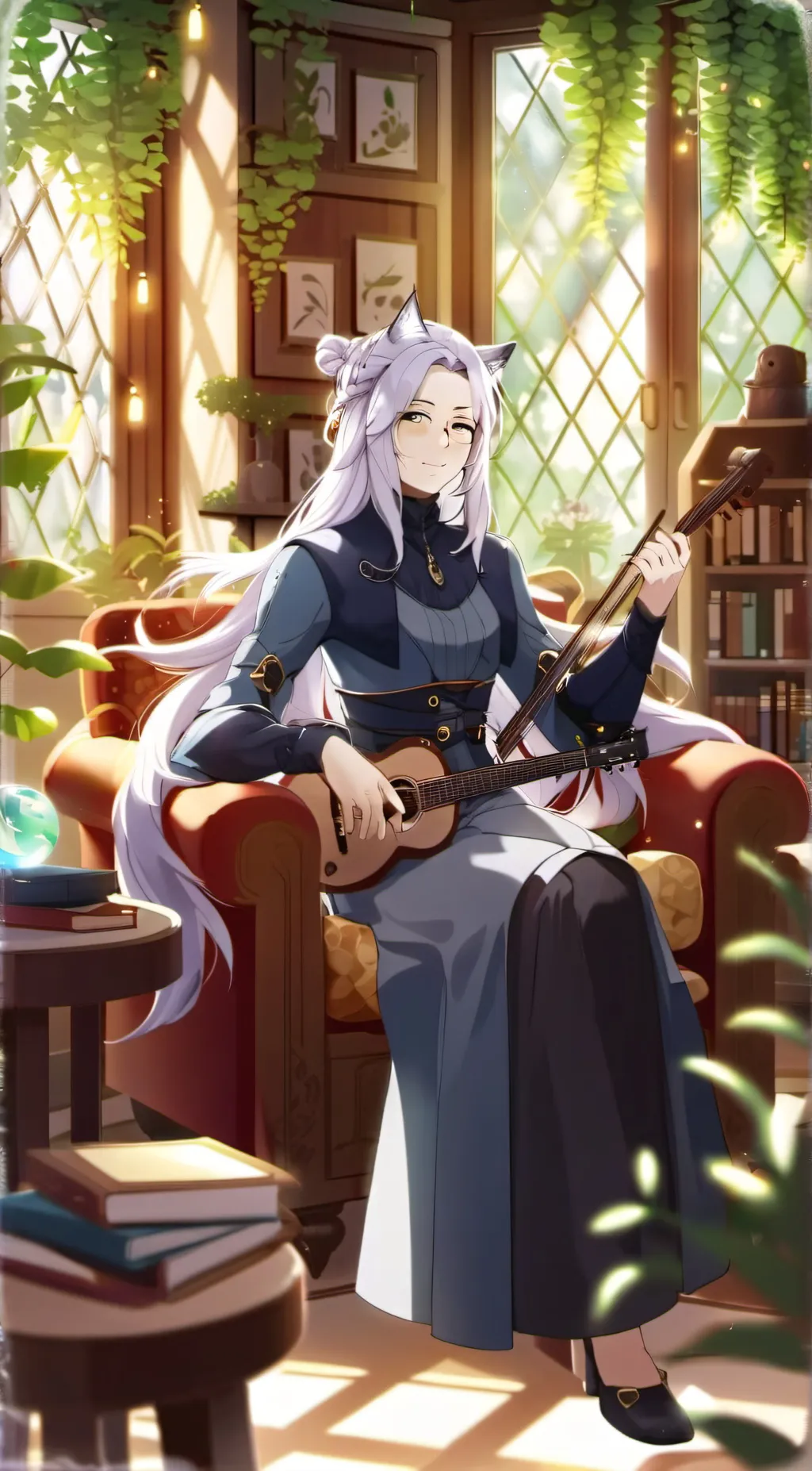 ai character: Aria background