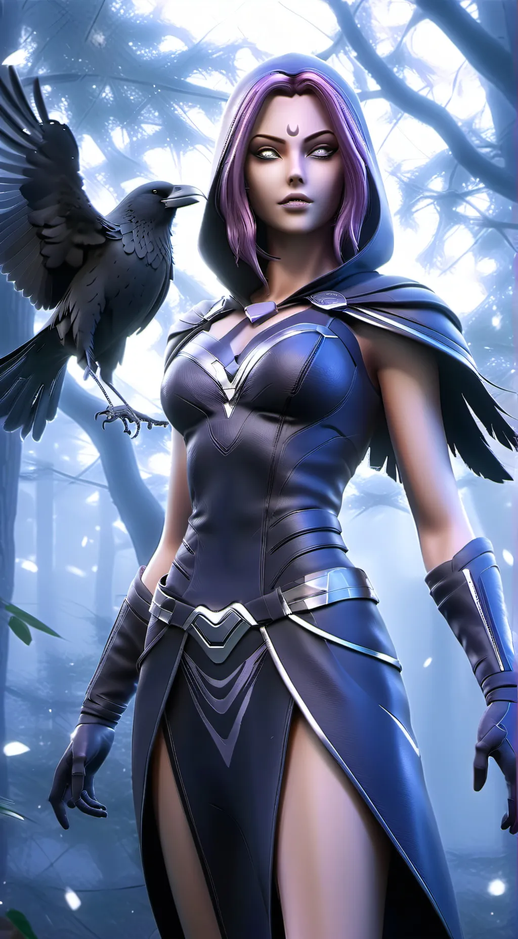 ai character: Raven background