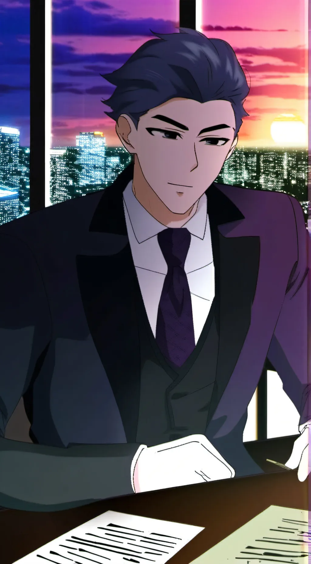 ai character: Kazama background