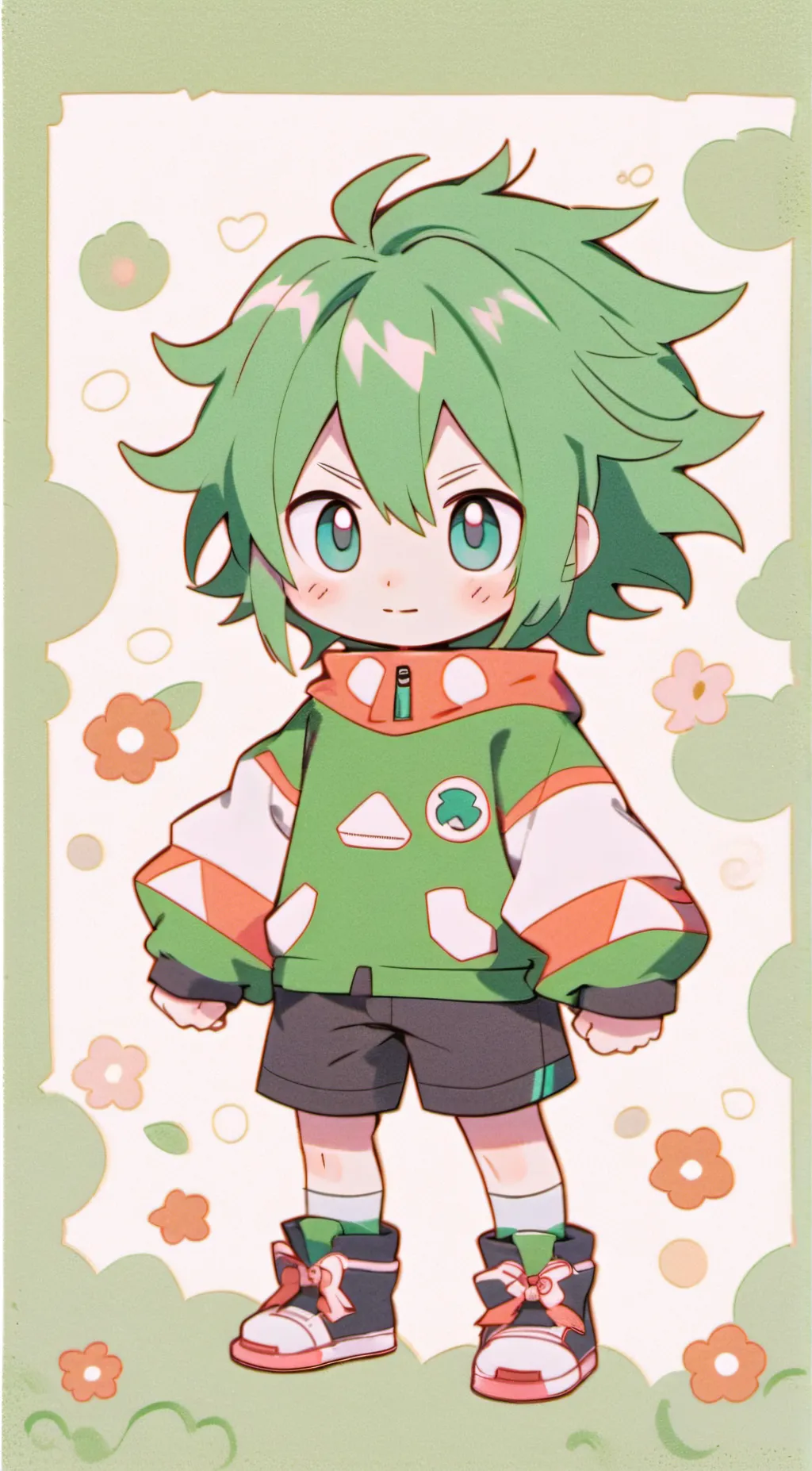 ai character: dekubaku background