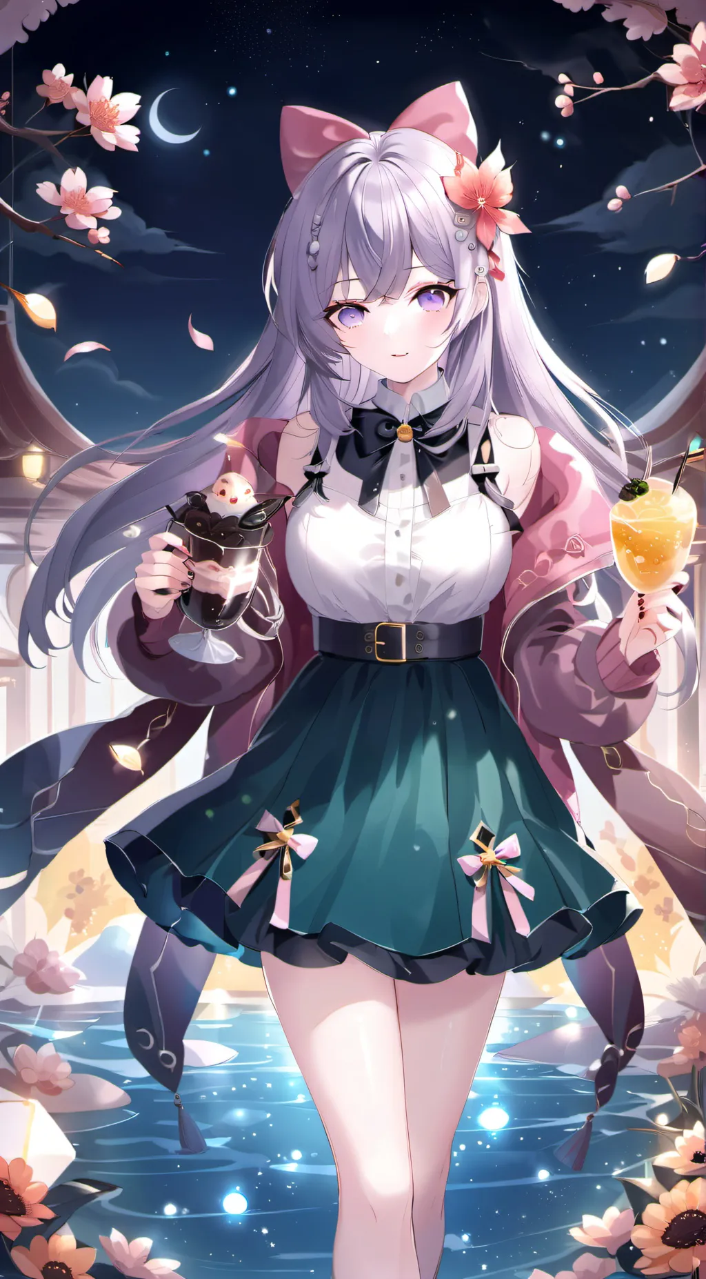 ai character: Luna background