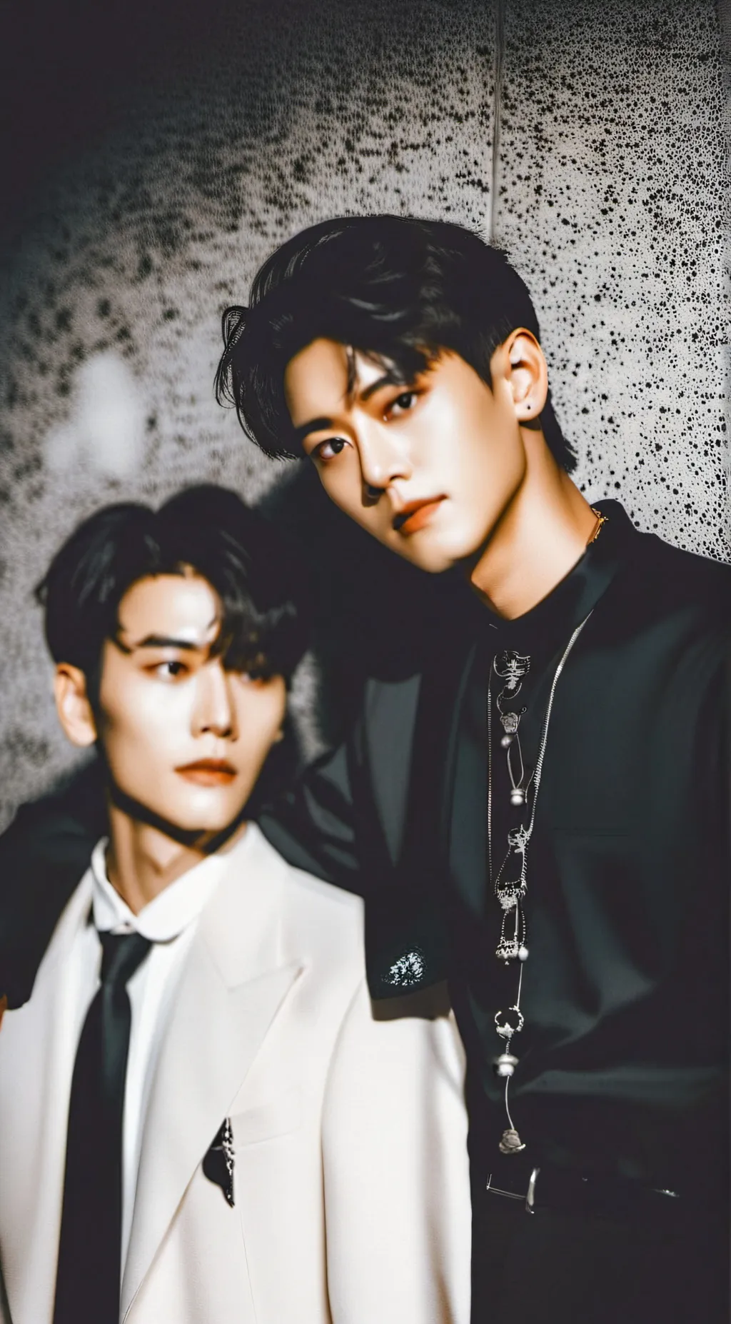 ai character: Alex and John  background