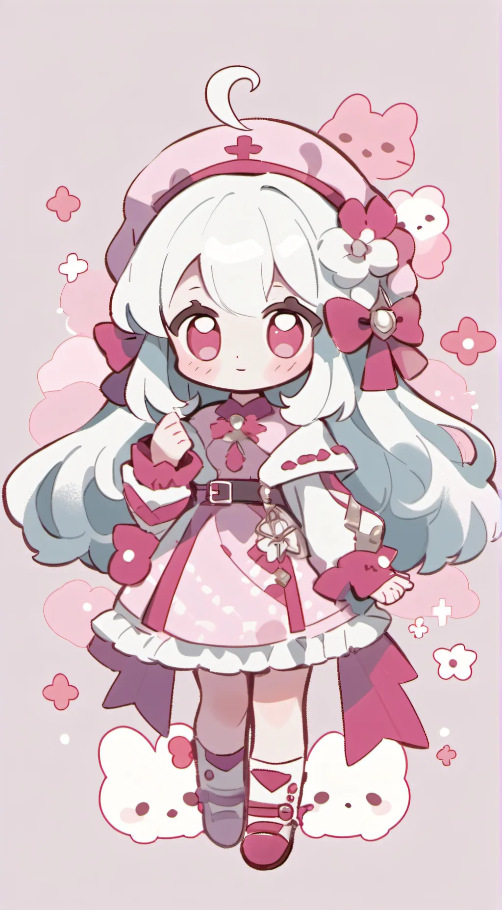 ai character: melody  background