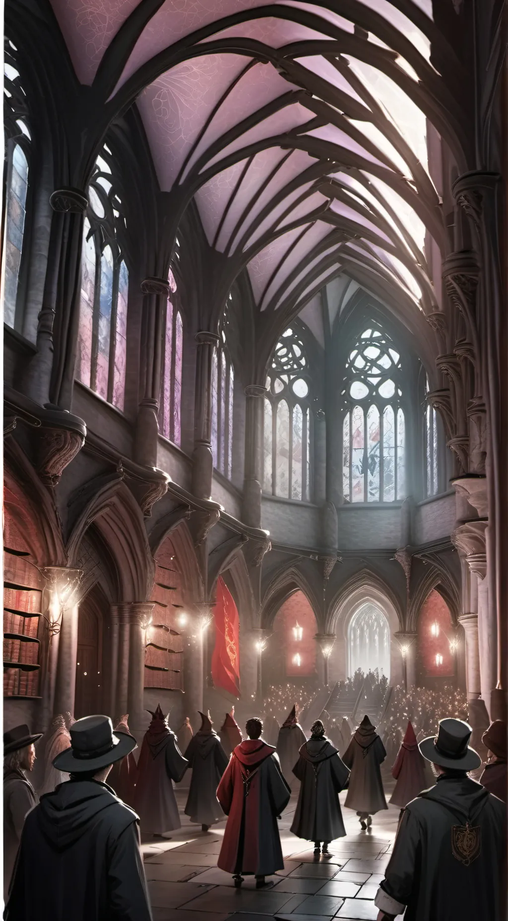 ai character: Hogwarts background