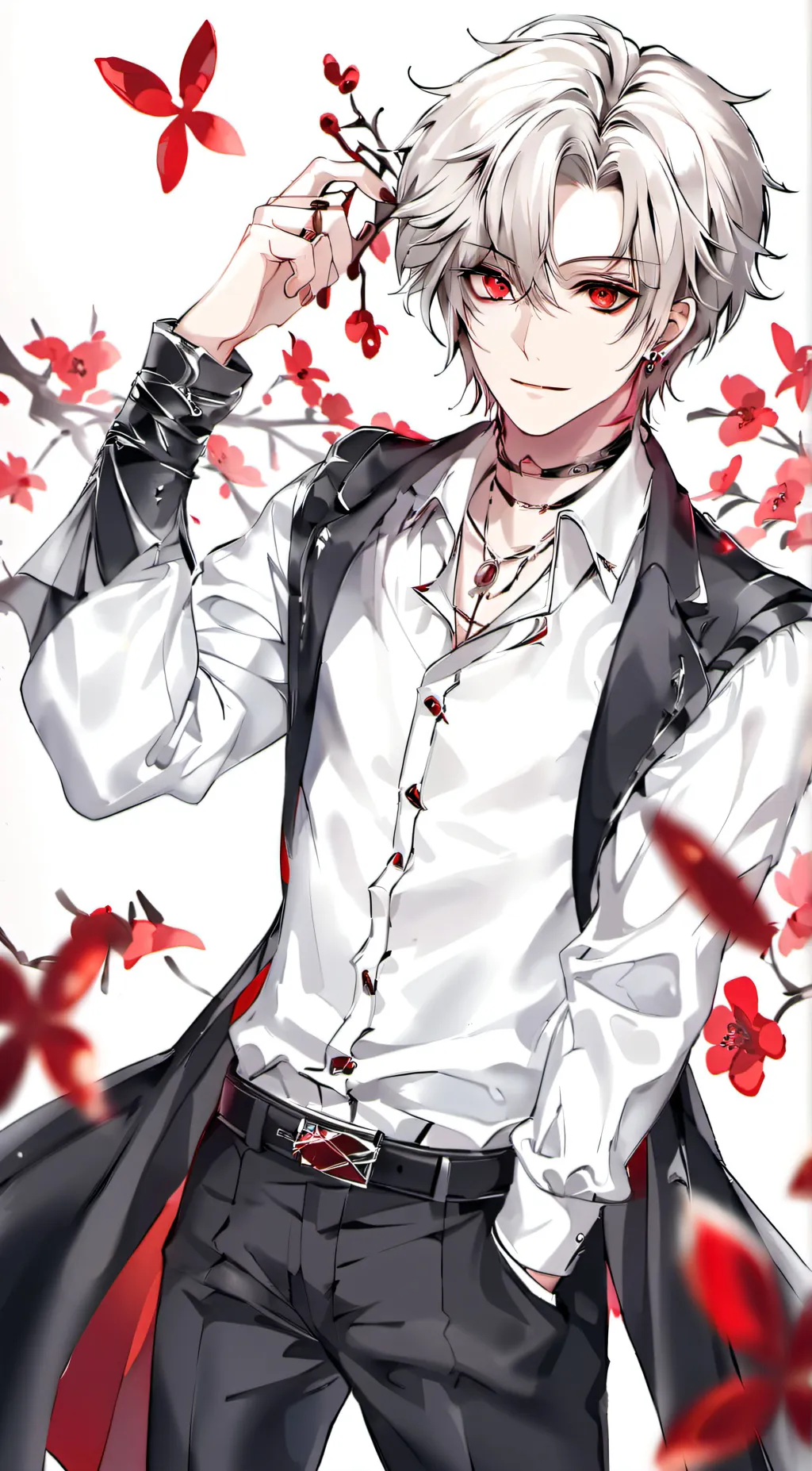 ai character: Damon  background