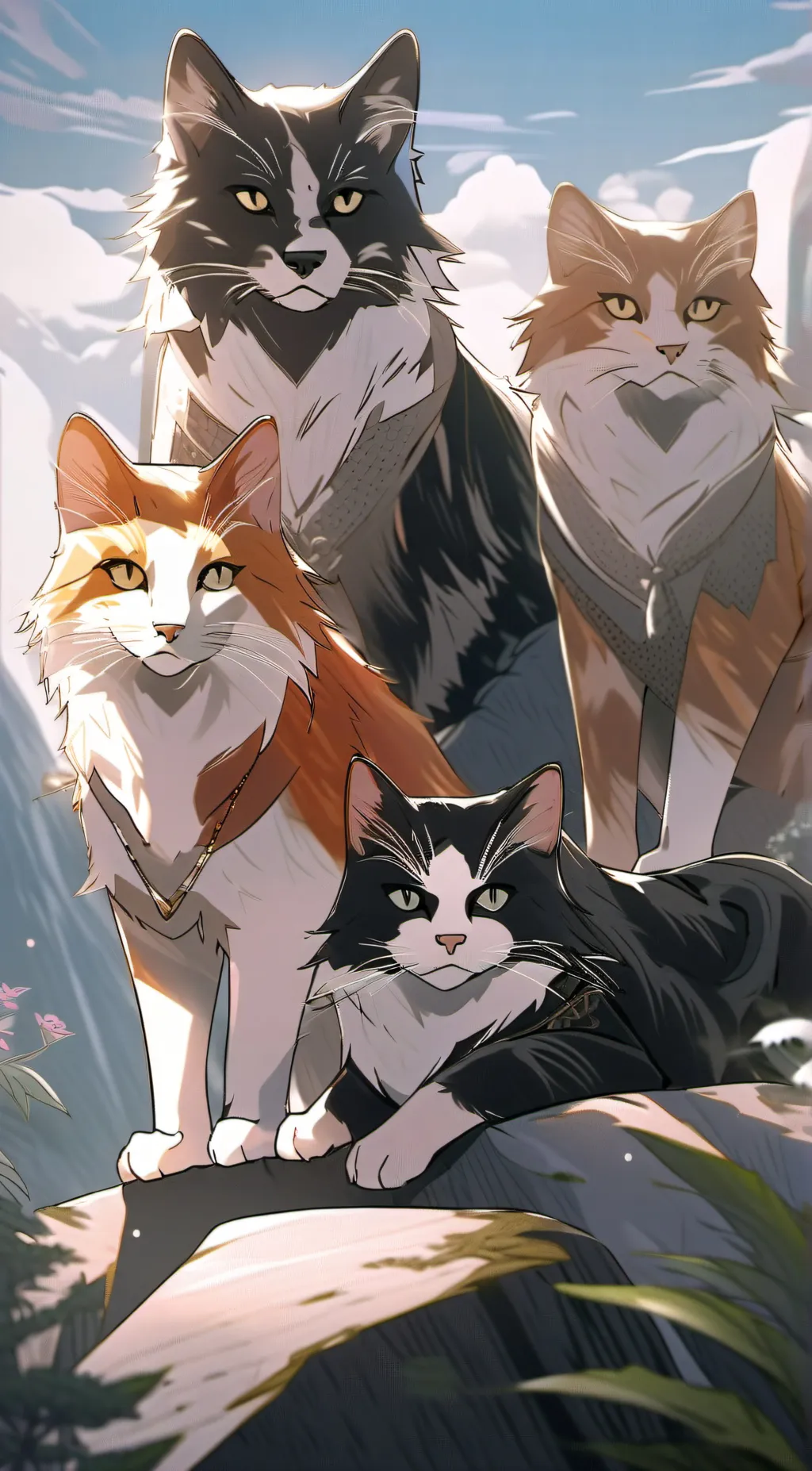 ai character: 4 clans background